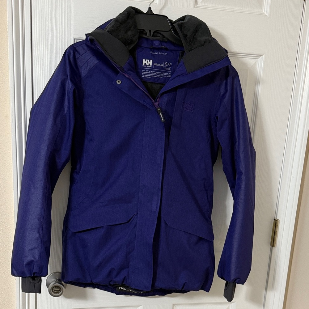 Helly Hansen Blanche Parka in Purple Weatherproof Jacket